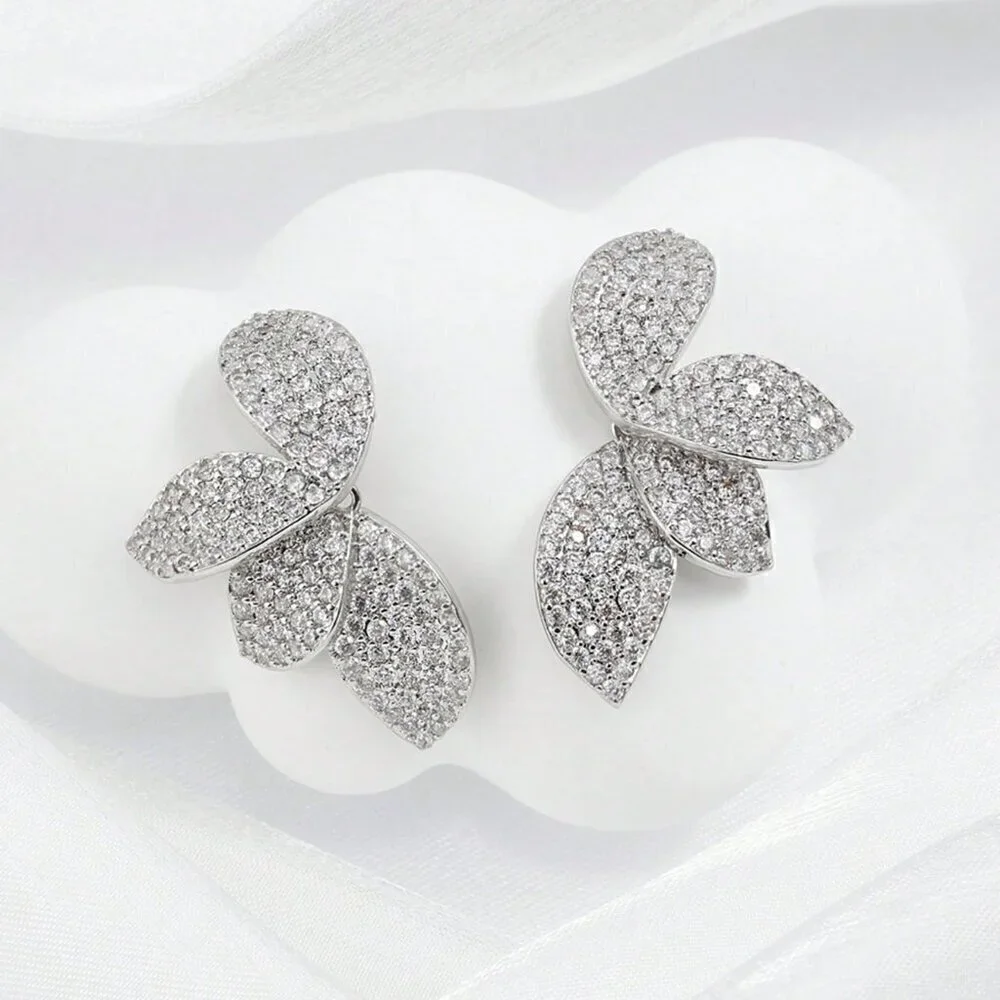 Women's Rakol Elegant Copper Irregular-Shaped Earrings